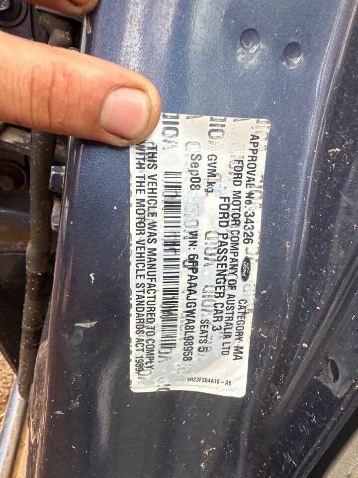 2008 Ford Falcon Fg SRS Module #B181