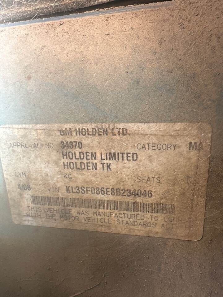 2008 Holden Barina Cylinder Head #B427