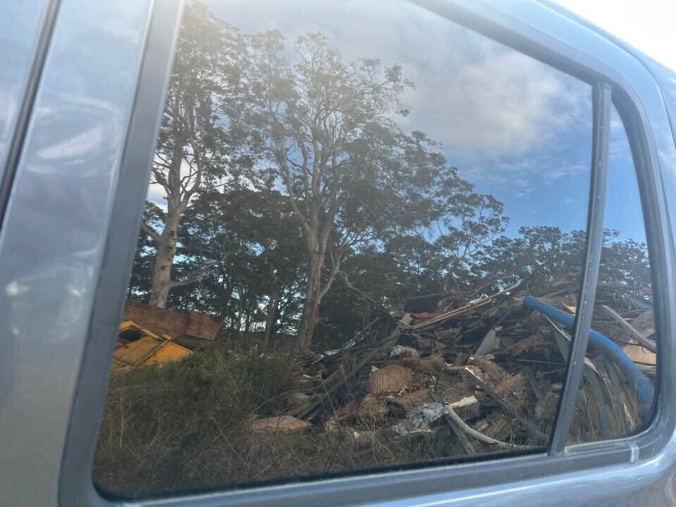 1990 Toyota 4Runner LH Passengers Rear Window Glass #B279