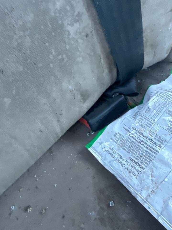 1995 Ford Ef Fairmont Seat Belt Stalk RH Rear #B237