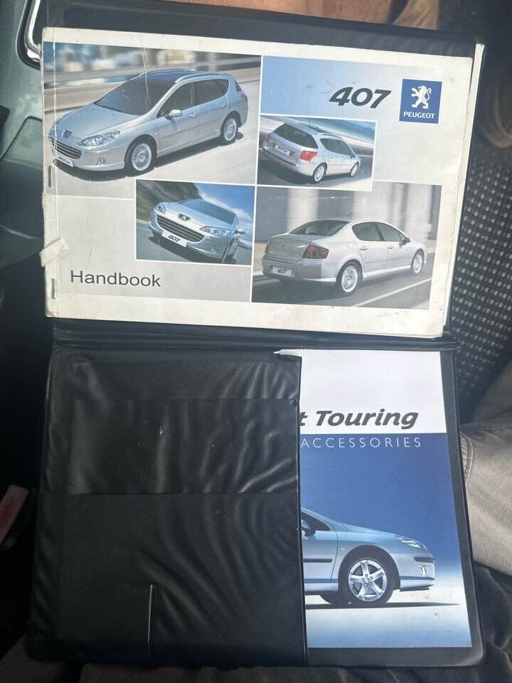 2007 Peugeot 407 Operators Manual & Case #B137