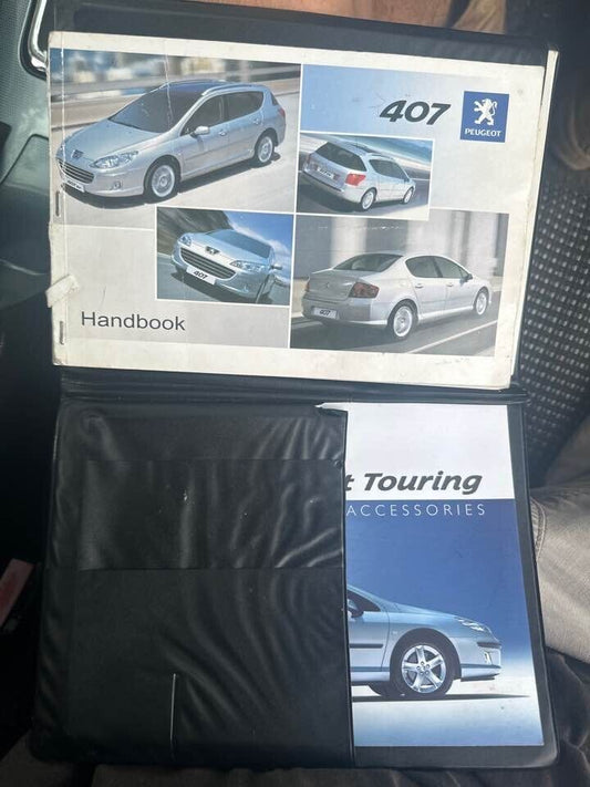 2007 Peugeot 407 Operators Manual & Case #B137
