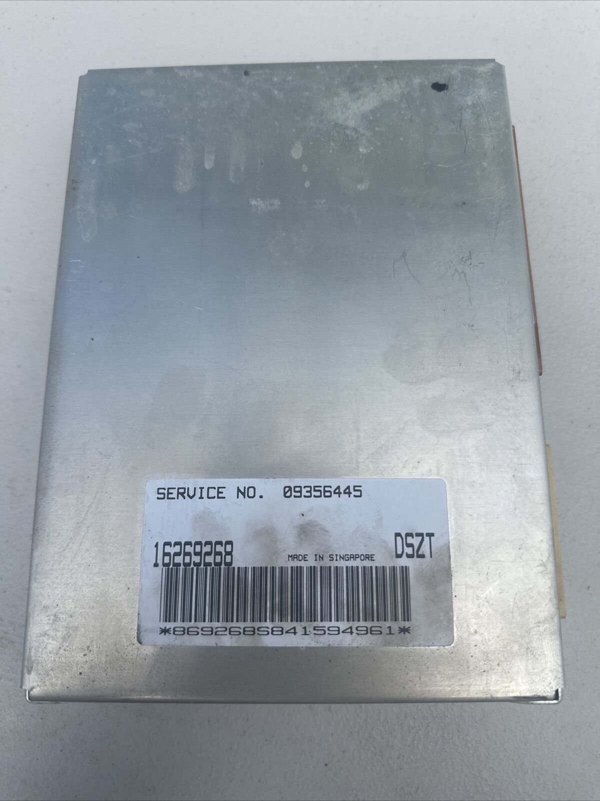 HOLDEN COMMODORE VY V6 ECOTEC ECU 09356445 16269238 DTCF  A027