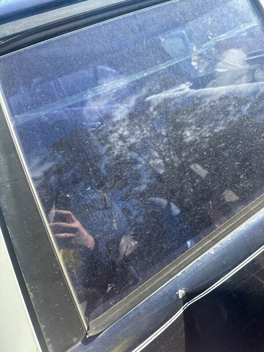 1993 Daihatsu Charade LH Passengers Rear Window Glass #B340