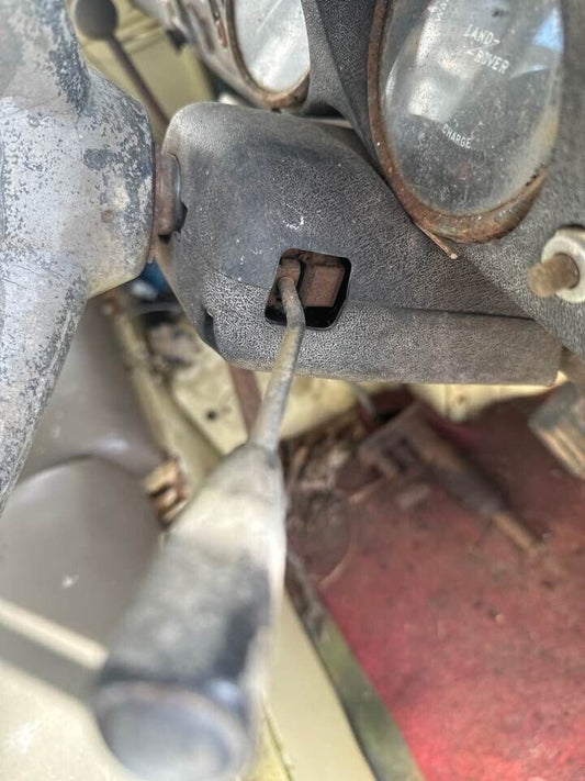 1974 Land-Rover 109 Steering Column Shroud #B317