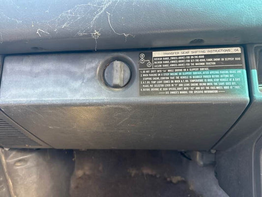 1989 Toyota 4Runner Glove Box Lid #B276