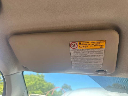 2007 Suzuki Sx4 Sunvisor Left Hand #B119