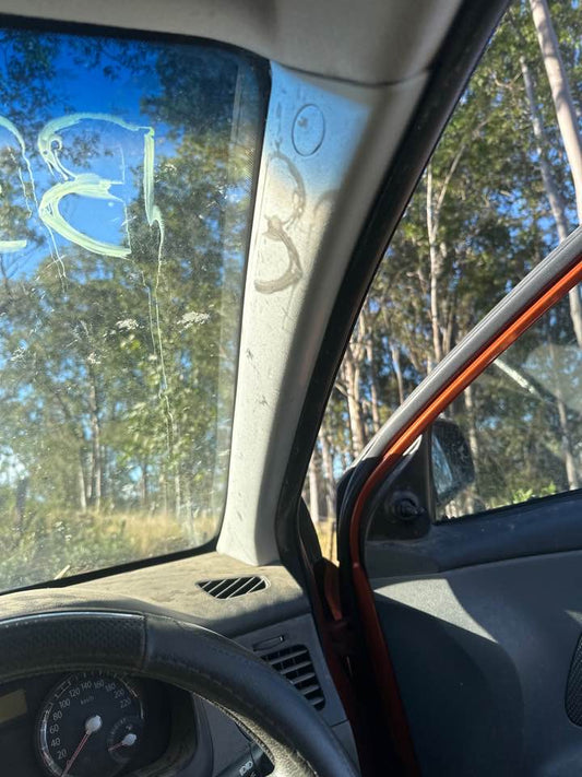 2007 Kia Rio Windscreen RH Inner Pillar Trim #B357