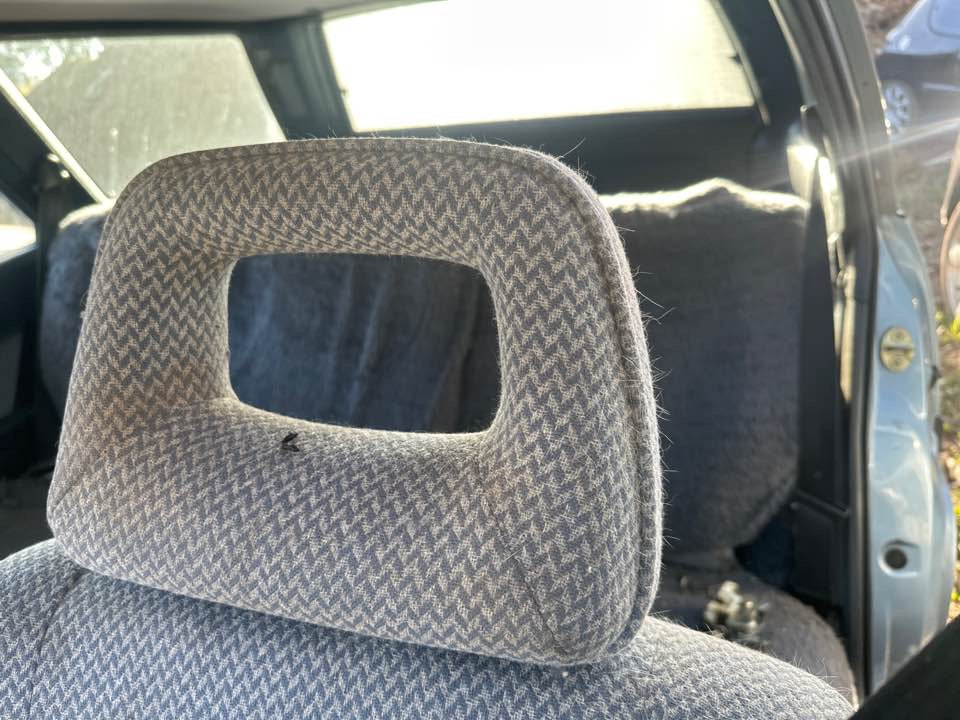 1987 Mitsubishi Magna LH Passengers Front Head Rest #B344