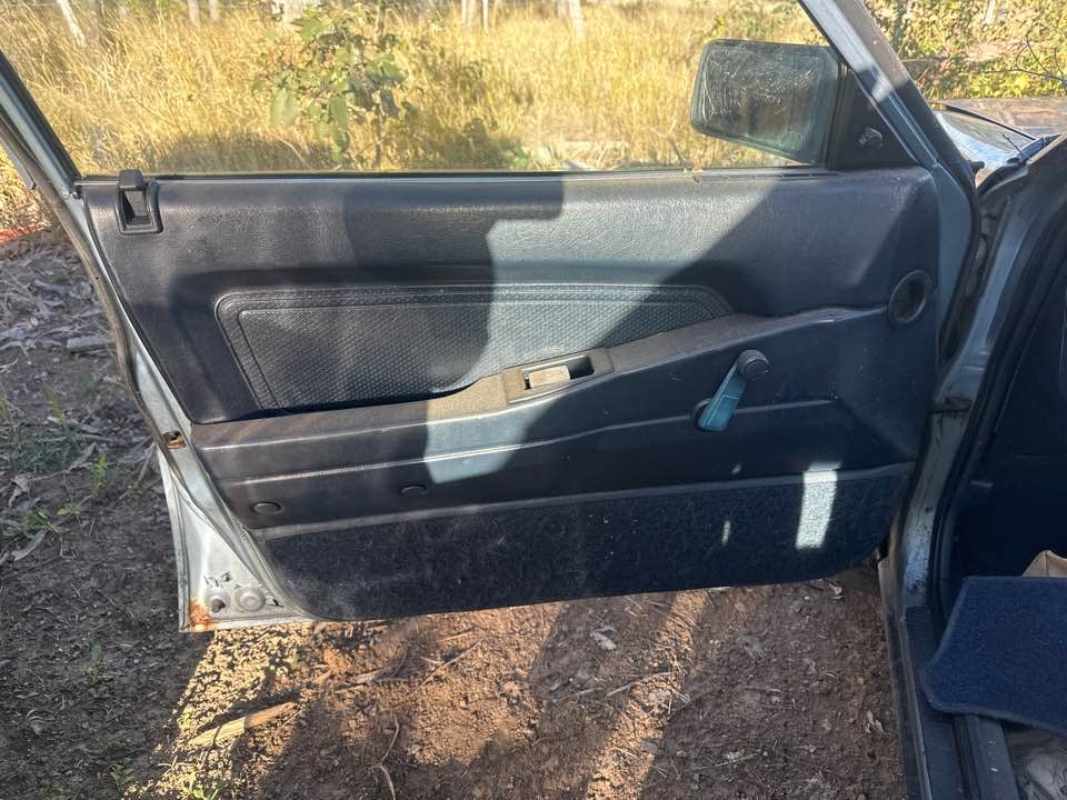 1987 Mitsubishi Magna LH Passengers Front Door Trim #B344