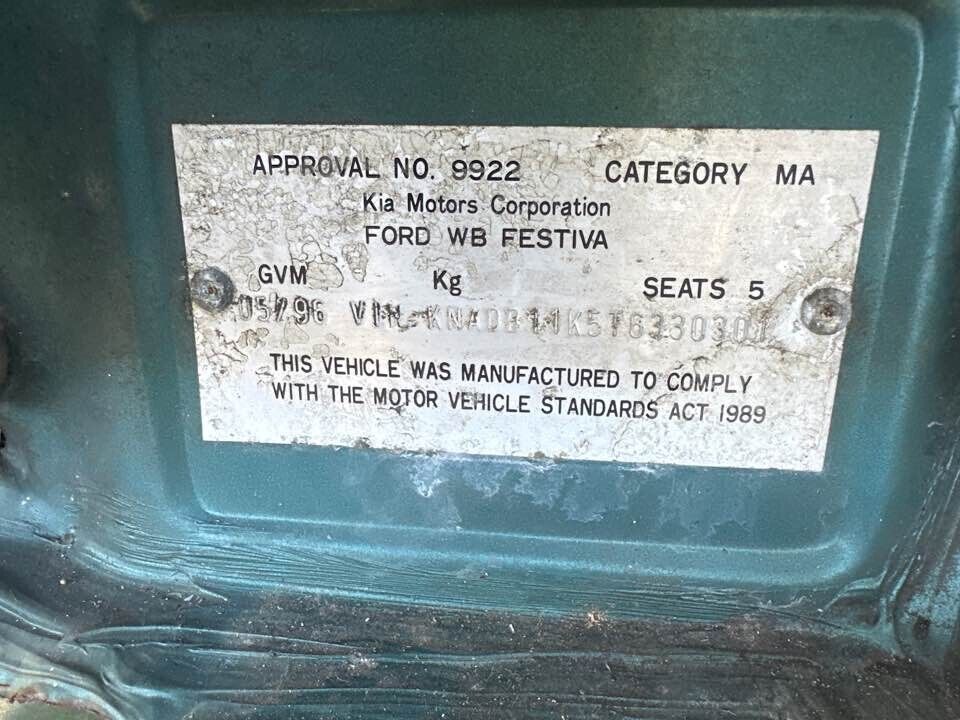 1996 Ford Festiva Alternator #B353